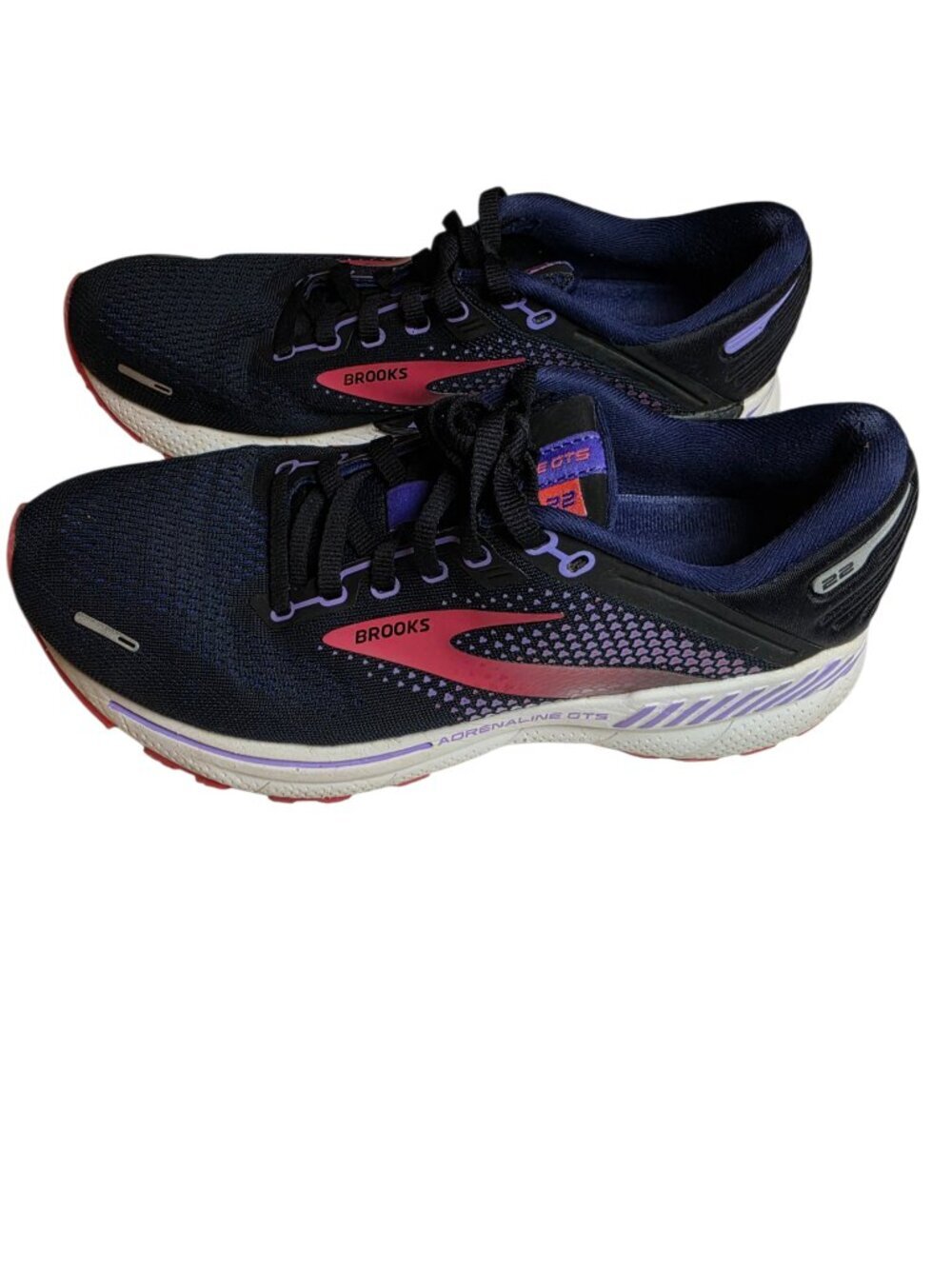 Brooks Adrenaline GTS Women's Navy Purple Pink Running Shoes Sz 8